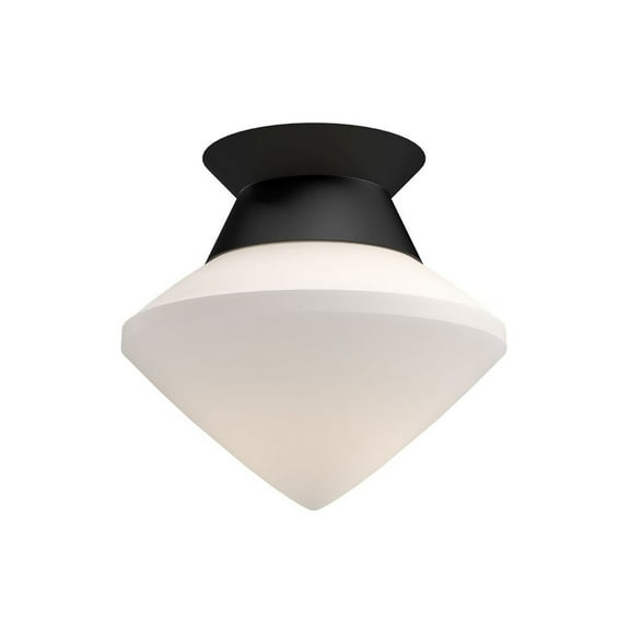 FM537508MBOP-Alora Lighting-Nora - 1 Light Flush Mount-7.5 Inches Tall and 8 Inches Wide-Matte Black Finish