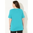 thumbnail image 2 of Catherines Women's Plus Size Suprema Pintuck Tee, 2 of 6