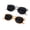 Champagne+Clear Gray, variant on 2 Pairs Polarized Sunglasses with UV400 Protection Lens for Women,Trendy Driving Sun Glasses Shades