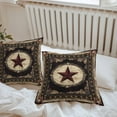 thumbnail image 4 of Outdoor Waterproof Pillow Covers Rustic Texas Western Stars on Wooden Decorative Throw Pillow Protectors for Patio Sofa Garden Couch,18x18in 2 Pack, 4 of 9