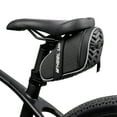 thumbnail image 1 of Bike Saddle Bag Waterproof Bicycle Bag Pouch Under Seat Pack with Reflective Strip for Mountain Bike, 1 of 7