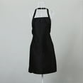 thumbnail image 2 of Apron Pure Color Kitchen Apron Big Pocket Adult Apron Kitchen Accessories 1pcs, 2 of 8