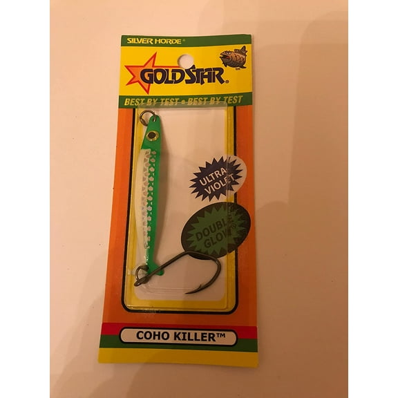 Silver Horde 4441000870 COHO Killer UV/Glow Green Two Face