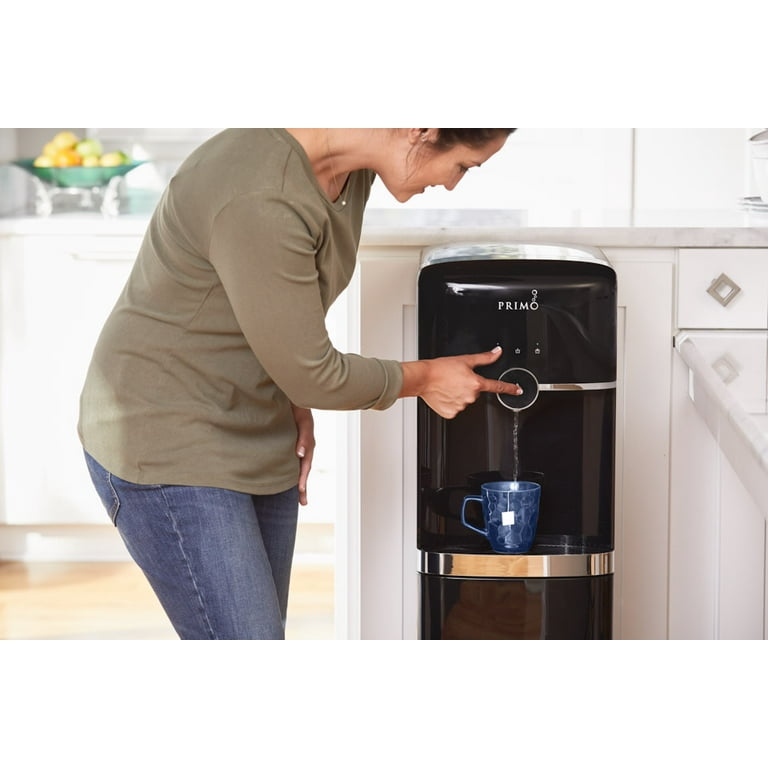  Primo Bottom-Loading Water Dispenser - 2 Temp (Hot-Cold) Water  Cooler Water Dispenser for 5 Gallon Bottle w/Child-Resistant Safety  Feature, Black : Tools & Home Improvement