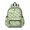 Geometric Triangle Green Pattern, variant on Geometric Triangle Green Pattern Cute School Backpack with Padded Back and Adjustable Shoulder Straps 13.4"x11"x4.7"