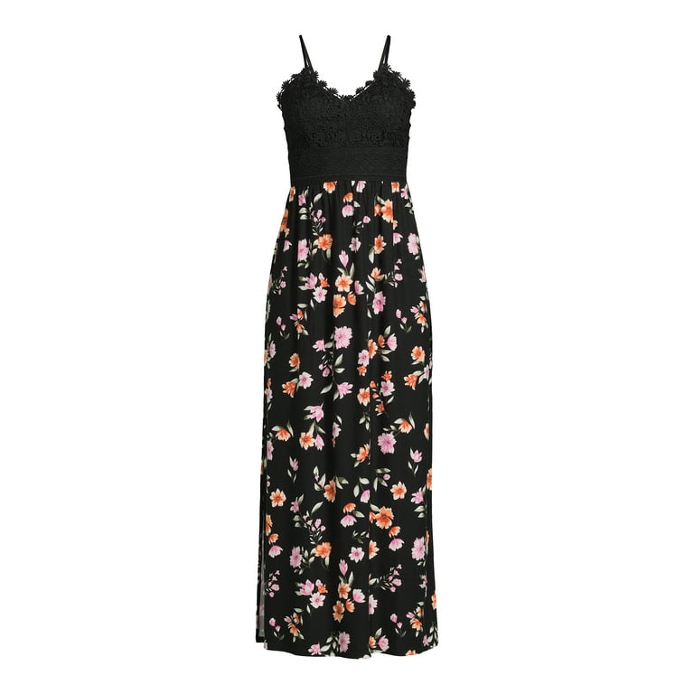 Juniors black maxi dress sale
