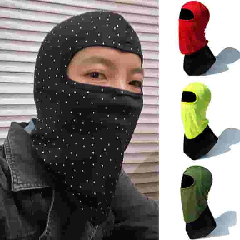 Marchen☆Holi muffler balaclava SUNRI Cycling Motorcycle Full Face Mask Shiny Rhinestone Sun