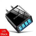 Linjieee 4 Ports Fast Wall Charger Charging Block Phone USB Cube 45W ...