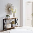 thumbnail image 4 of Open Box 46 Inch 2-Tier Console Sofa Hallway Entryway Accent Table, 4 of 7