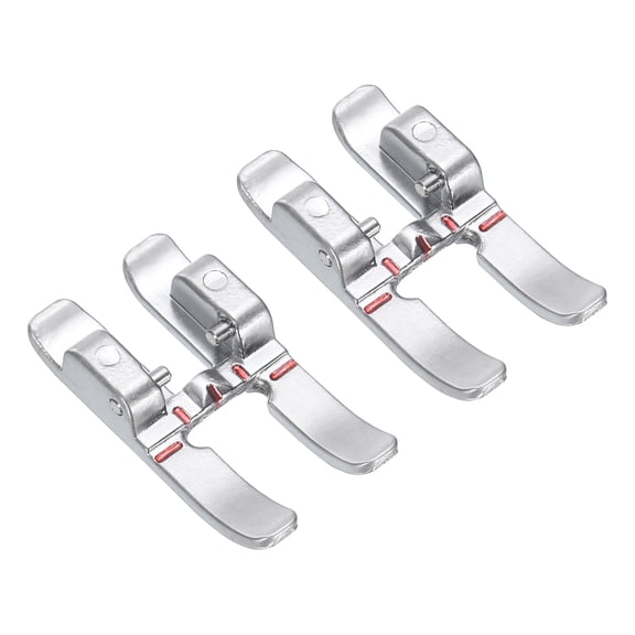 2pcs Open Toe Applique Presser Foot Stainless Steel 6mm for Sewing Machine 93-036931-91