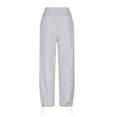 thumbnail image 6 of Edvintorg Wide Leg Pants Women Fashion New Design Sense Of Casual Sports Pants Baggy Sweatpants Techwear Trousers Women Light Blue L, 6 of 6