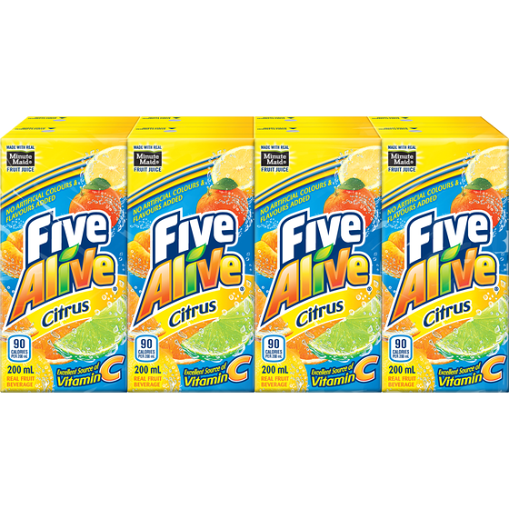 FIVE ALIVE Citrus Juice, 8 pack 8x200.0 ml FIVE ALIVE Le jus d