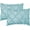 Aqua, variant on Elegant Comfort 2-Pack Sham Set, 1500 Series, Egyptian Quality, Pleated Design, Wrinkle-Resistant, Pleated King, Grey