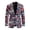 250th America Patriotic Pattern, variant on Psesaysky 250th America Patriotic Pattern Lightweight Men's Suit, Slim Fit Polyester Men's Suit Jacket for Business Work