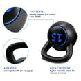 thumbnail image 4 of Gymax 3PC Vinyl Kettlebell Kit Body Muscles Training Weights Set, 4 of 10