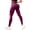 Burgundy, variant on Women's High Waisted Yoga Leggings, Butt Lifting Tummy Control Squat Proof Compression Pants(S,Black)