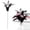 White, variant on Clearance Under $5 | Gothic Skeleton and Pumpkin Vase Picks with Black Feathers – 18 Inch Halloween Decor (White Skull)