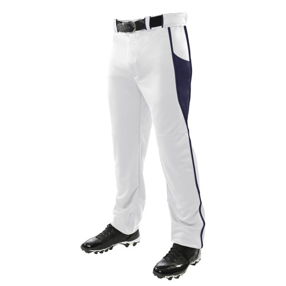Champro Adult Triple Crown Baseball Pant White Navy 2XL