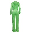 thumbnail image 7 of Scyoekwg Womens Two Piece Sets Fall Outfits Long Sleeve Sweatshirt Long Pants Casual Matching Outfits Fashion Sweatsuit Tracksuit (Green,XL), 7 of 7