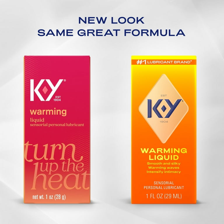 K-Y Warming Liquid Lube, Glycerin Based Sensorial, 1 fl oz