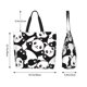 thumbnail image 5 of Easygdp Seamless Pattern Cute Panda Bolsas Tote para Mujer, Bolsos de Hombro para Viaje, Bolsos de Mano de Gran Capacidad para Compras y Trabajo, 5 of 8
