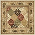 thumbnail image 3 of SAFAVIEH Lyndhurst Oliva Traditional Bordered Area Rug, Multi/Black, 12' x 18', 3 of 9