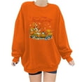 thumbnail image 1 of Sudaderas de Acción de Gracias Para Mujer, Blusa Holgada de Manga Larga Con Estampado A La Moda, Suéter Informal de Cuello Redondo, Tops, Sudadera Odeerbi  ODB122727, 1 of 4