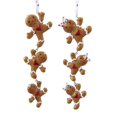 thumbnail image 1 of Kurt Adler 6" Resin Gingerbread Boy & Girl String Ornament Set, 1 of 3