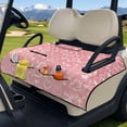 thumbnail image 3 of Whosucclay Club Car Seat Cover Protector for EZGO Club Cars, 4 Storage Pockets With Pockets Golf Cart Bench Seat Covers Golf Cart Seat Covers, Pearl Hearts, 3 of 9