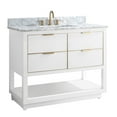 thumbnail image 5 of Avanity Allie-Vs43-G-C Allie 42" Free Standing Single Basin Vanity Set - White, 5 of 5