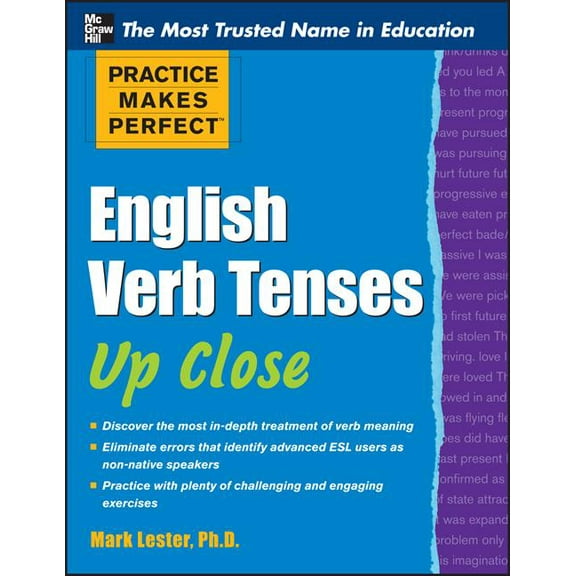 Practice Makes Perfect English Verb Tenses Up Close, (Paperback)