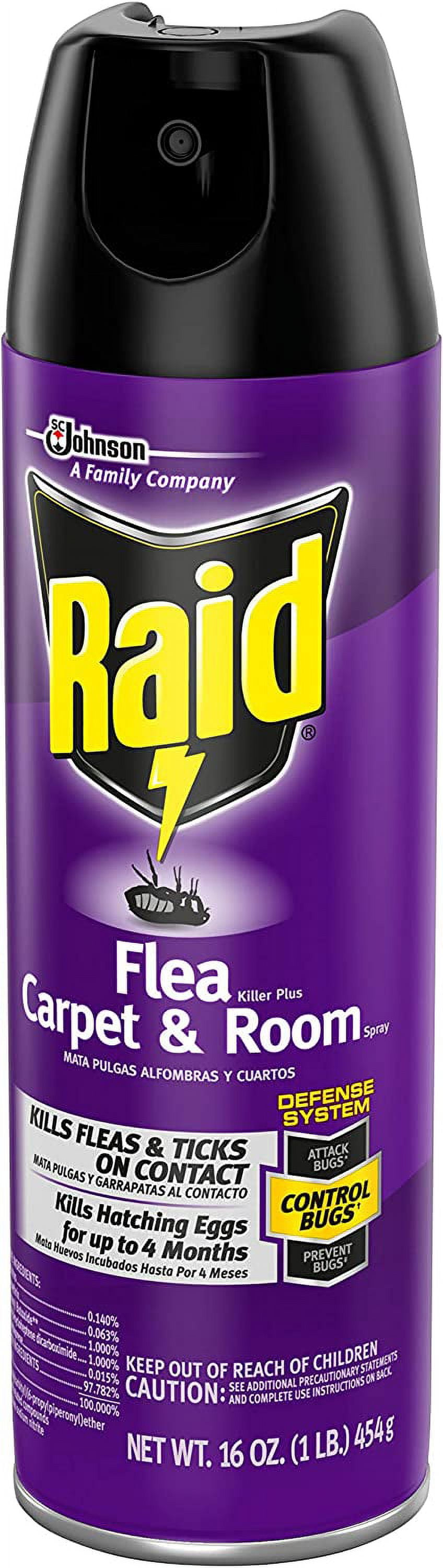 Raid Flea Killer Spray, 16 Oz..