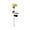 Yellow, variant on Meitianfacai Outdoor Solar Garden Stake Lights, IP65 Waterproof Simulation Chrysanthemum Flowers Stake Light, Solar Garden Lights Landscape Light for Patio, Yard, Walkway Lighting Decor