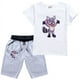 thumbnail image 3 of Camiseta de manga corta para niños, conjunto de pantalones cortos de algodón, informal, dibujos animados, ropa bonita, regalos de cumpleaños, juego Indigo Park, Verano, 3 of 4