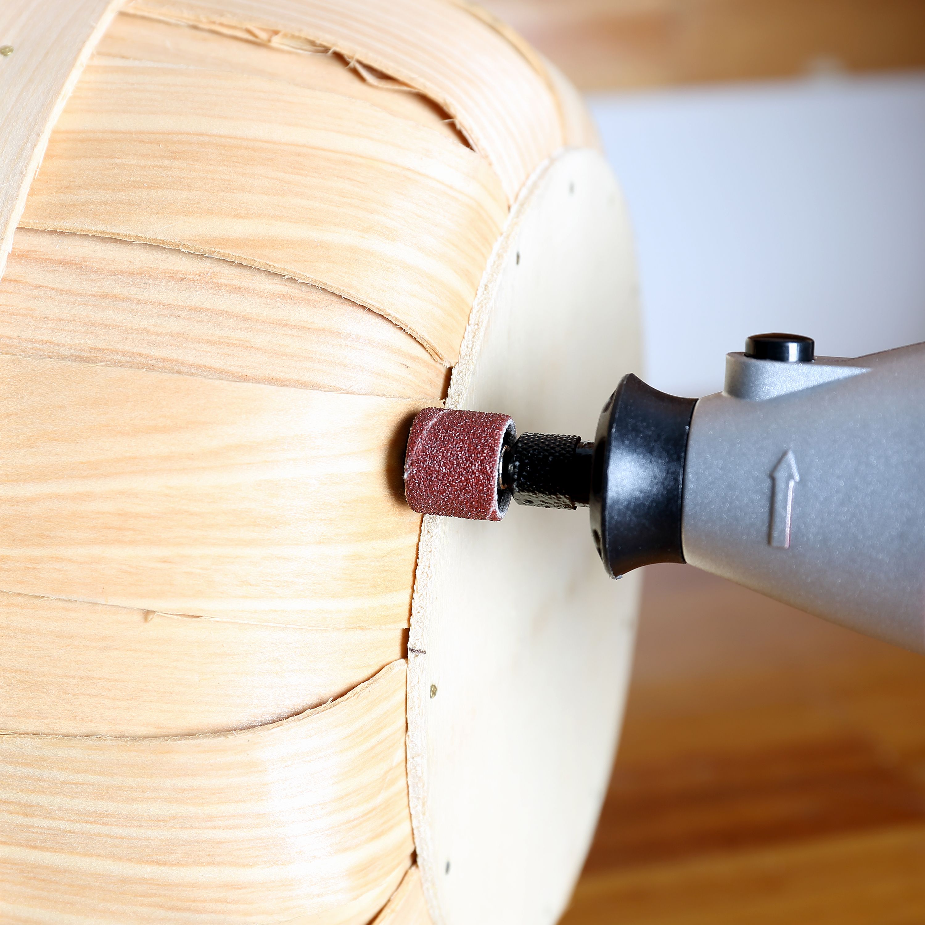 Hyper Tough 10-Piece Quantity Sanding Bands Sandpaper (120 Grit Material) Rotary Accessory, AU50035N