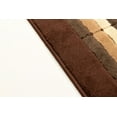 thumbnail image 4 of Machine Washable Custom Size Runner Rug Square Beige Brown Color Slip skid Resistant Latex Back Rug Runner Customize Length By Feet and 26" or 36" Width, 4 of 6
