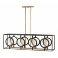 thumbnail image 2 of Hinkley Lighting - Fulham - 4 Light Linear Chandelier in Mid-Century Modern, 2 of 2