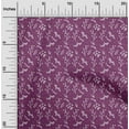 thumbnail image 1 of oneOone Cotton Poplin Dark Magenta Fabric Florals Sewing Craft Projects Fabric Prints By Yard 56 Inch Wide, 1 of 4