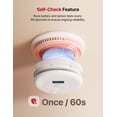 thumbnail image 2 of X-Sense Smoke and Carbon Monoxide Alarm Combo, 10 Year Battery, Wireless Interconnected Smoke Detector, Connects Up to 24 Link+ Alarms, 1 Pack, SC01-W, 2 of 10