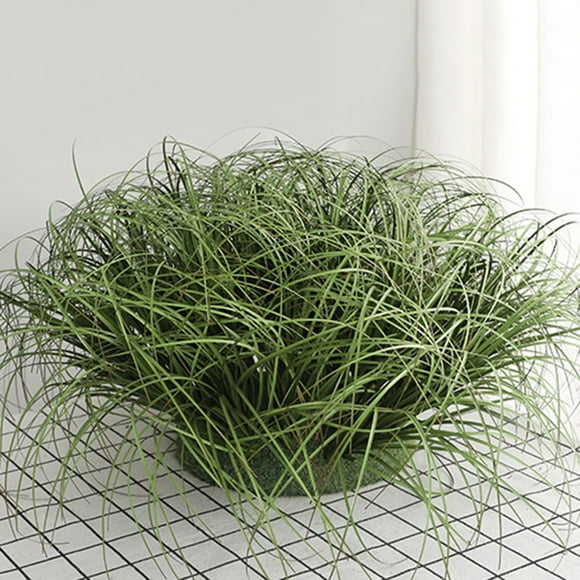 Travelwant 10Branchs Artificial Plants Outdoor, UV Resistant Fake Grass Outdoor Plants, Plastic Wheat Grass Artificial Greenery Shrubs