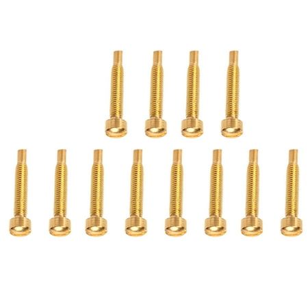 

Guitar Neck Mounting Screws Pickup Screws Rustproof 12Pcs For Bass Silver Black Gold