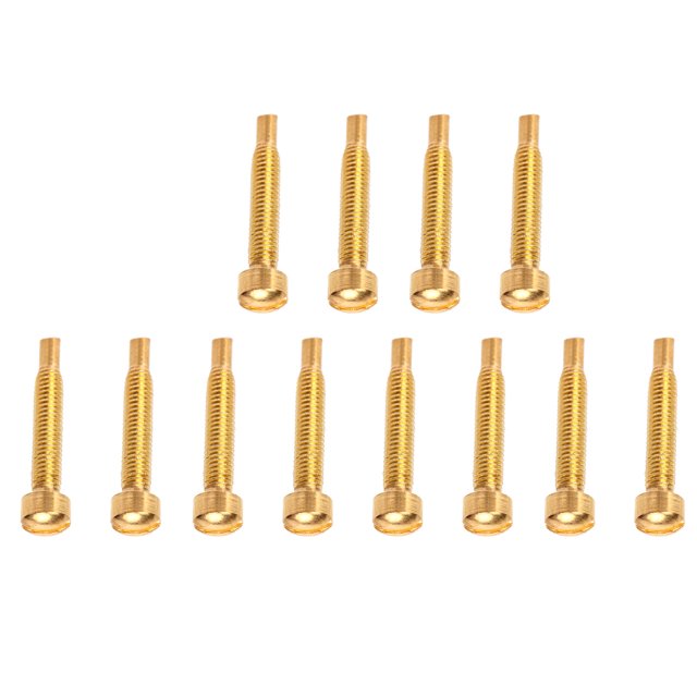 Humbucker Pickup Screws, Rustproof Guitar Neck Mounting Screws Easy To Install Iron Shiny Help Connection For Bass Silver,Black,Gold