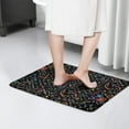thumbnail image 4 of Math Equations Colorful Math Symbols Flannel Non Slip Door Rugs,Washable Door Mats Indoor,Decorative Door Mats,Dirt-Resistant and Absorbent Doormat for Entrance,Bedroom,Kitchen,Bathroom,23.5"x16", 4 of 5