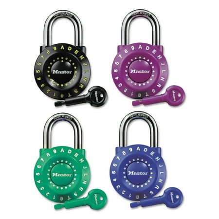 Master Lock 1590D Combination Lock Assorted Colors