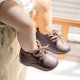 thumbnail image 5 of Zapatos de boda con suela PUsoft Zapatos para caminar para niños pequeños y mocasines de cuero Goma, 5 of 5