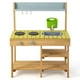 thumbnail image 1 of Cocina Juguete Infantil de Madera Costway con grifo realista Fregadero desmontable para Niños de 3 Años Natural, 1 of 9
