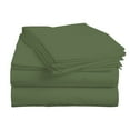 thumbnail image 2 of BedDecor 600 TC 100% Egyptian Cotton 6 Pcs Sheet Set Solid 21 inches (Sage,King), 2 of 7