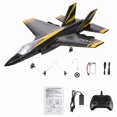 thumbnail image 1 of Vogacara RC Fixed Wing Aircraft Remote Control  Outdoor Kids Toys Gift Portable Juegos de césped Negro, 1 of 1