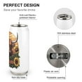 thumbnail image 4 of Cute Scottish Highland Cow With Sunflowers Coffee Tavel Tumblers with Lid and Straw Stainless Steel Vacuum Insulated Mug Wine Glasses Tea Cup for Hot and Cold 500ml, 4 of 8