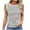 White, variant on Women's Summer Sleeveless Tank Top Striped Form Fitting Crew Neck Ribbed Knit Basic Cami Shirts Casual Home Daily Life Blouse